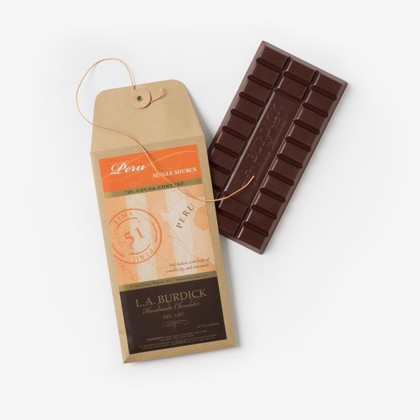 Single Source Peru Dark Chocolate Bar